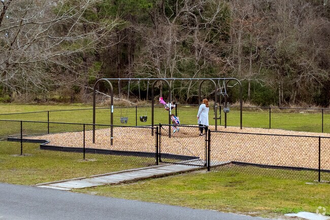 Younger residents love to play at the playground at Joseph Tribble Park.