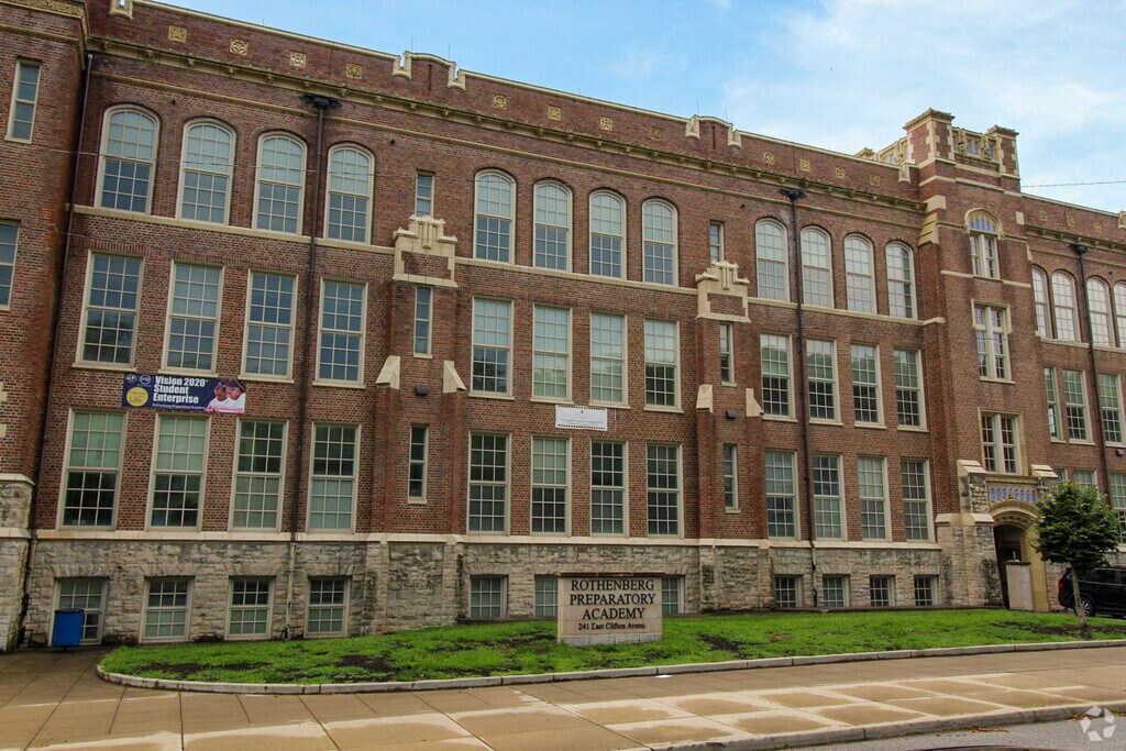Rothenberg Preparatory Academy building in Over-The-Rhine.