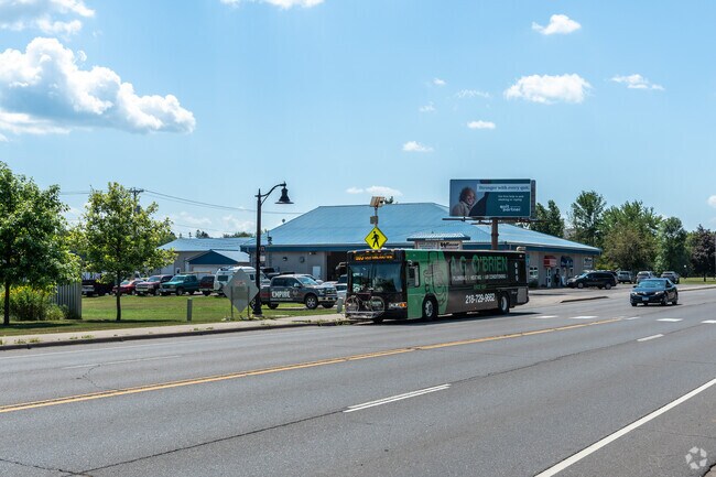 You can catch a ride on the bus at a few different bus stops in the Fairmount neighborhood.