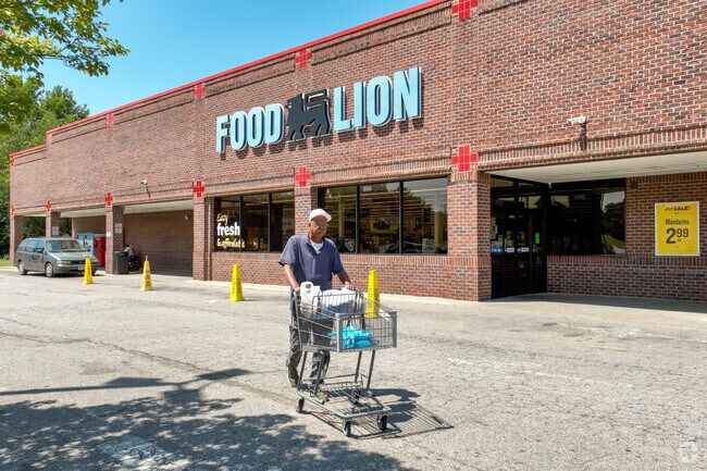 Food Lion, right in the Piney Knolls neighborhood offers convenient grocery shopping.