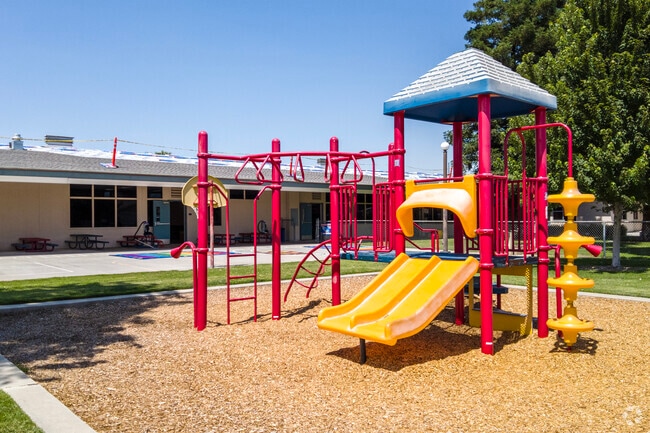 The Kindergarten playground at Cole Elementary School is perfect for younger students.
