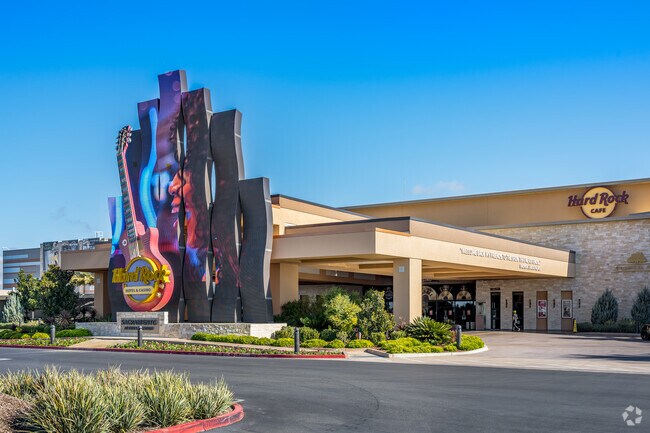 The Hard Rock Hotel and Casino is a great entertainment venue just south of Olivehurst.