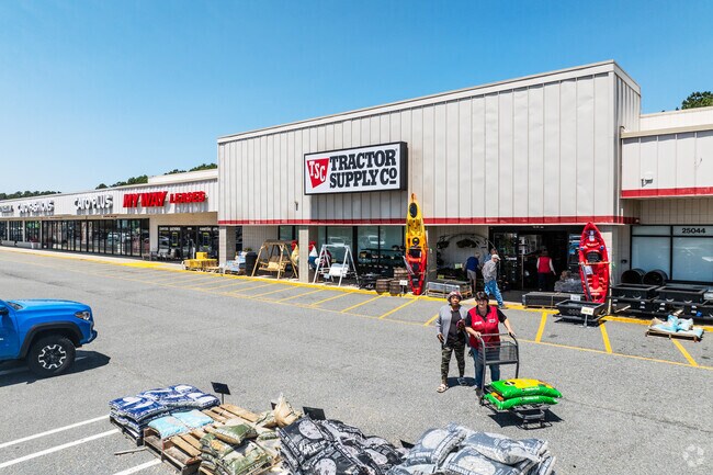 Tractor Supply Co. in nearby Onley is a go-to for Accomac residents in need of farm, garden, or pet supplies.