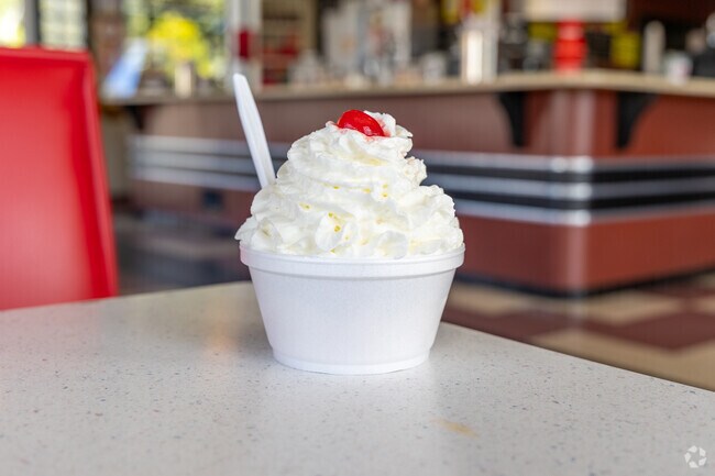 Cherry-topped sundaes are a fan favorite at Borden's in Freetown-Port Rico, Lafayette.