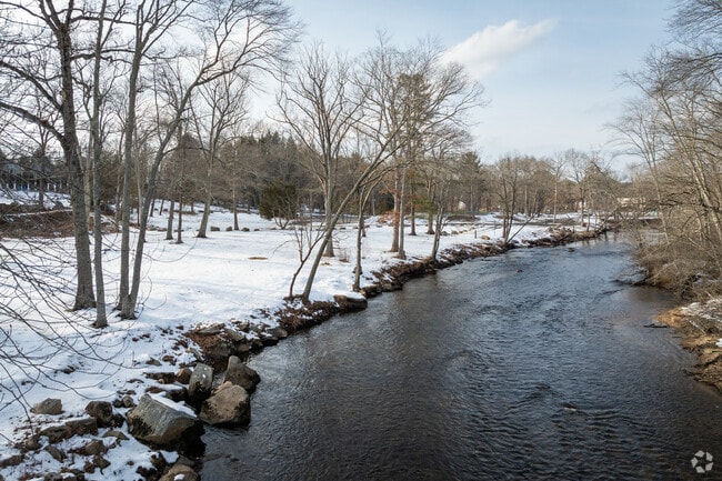 Experience beautiful winter views, wooded trails, and Willimantic River access at Philip Lauter Park.