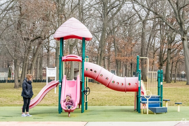 Enjoy the playground at the Hempstead Lake State Park in nearby West Hempstead.