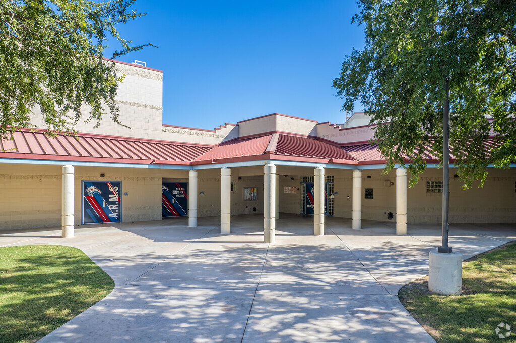 The administrative hub at Ashton Ranch Middle School in Surprise.