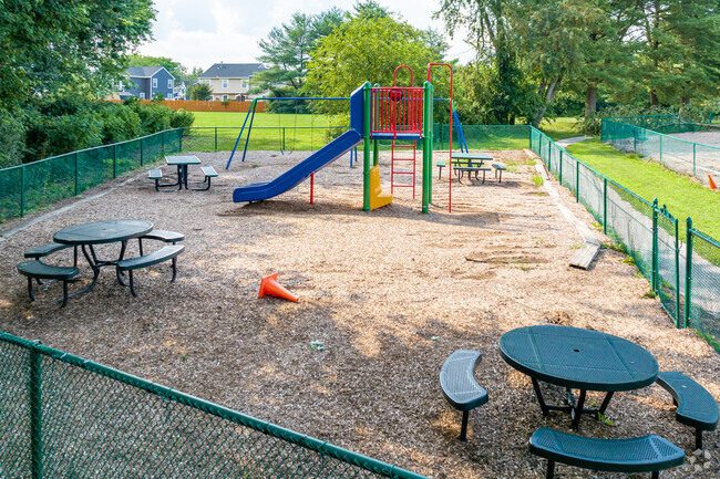 There are multiple playgrounds at Robert B. Jaggard Elementary School.