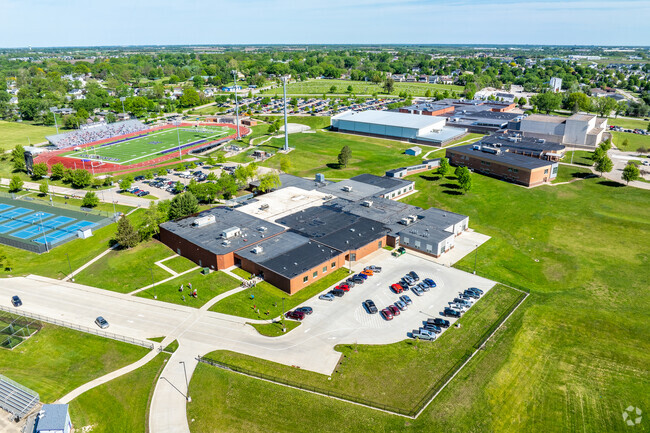 Norwalk Middle School shares a campus with Norwalk high School.