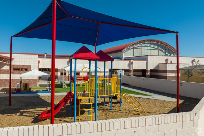There's plenty of different playground equipment for students to enjoy at Henry Hank Oyama