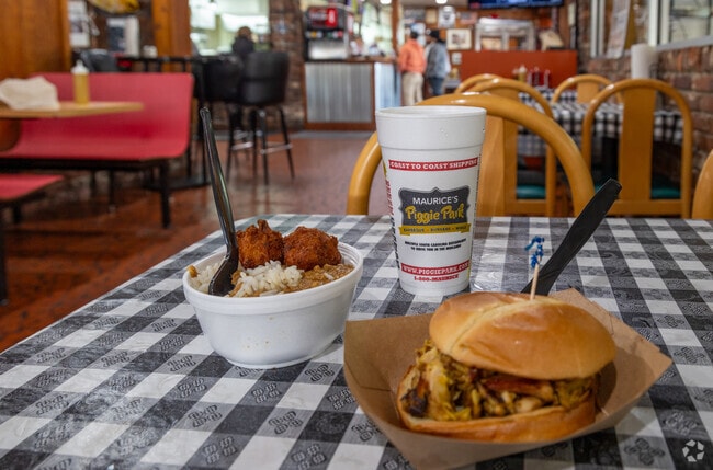 Maurice's is a Midlands BBQ icon and is only about 10 mins from the Hopkins Suburban area.