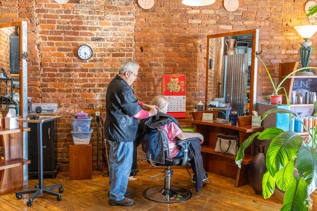 Hapeville has an eclectic mix of shops, including Hapeville's hairBerdasher.
