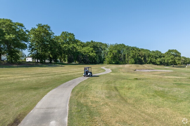 Residents can ride their golf carts from their homes to the 18-hole course at Forest Lakes Golf Club maintained by the Abraham Baldwin Agricultural College.