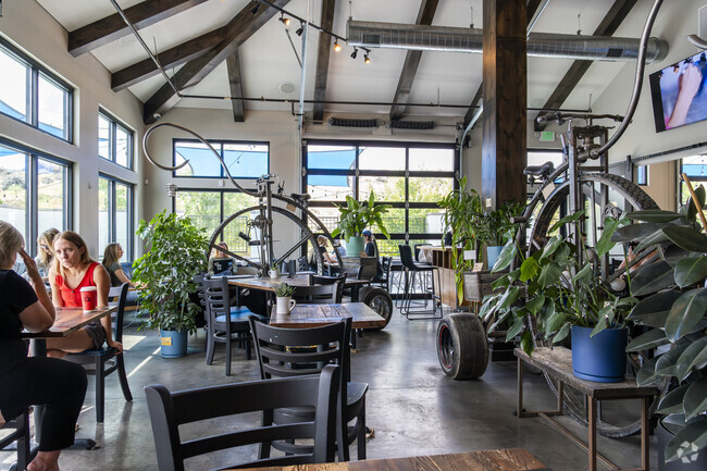 One of the best spots to meet for a coffee outside of Mogul is the Coffeebar on South McCarran.