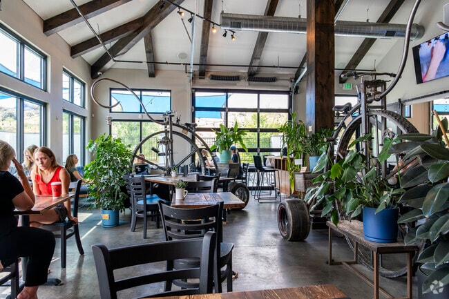 One of the best spots to meet for a coffee outside of Mogul is the Coffeebar on South McCarran.