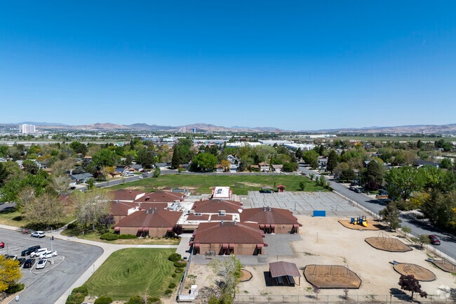 A view of Edwin S. Dodson Elementary School facing North.