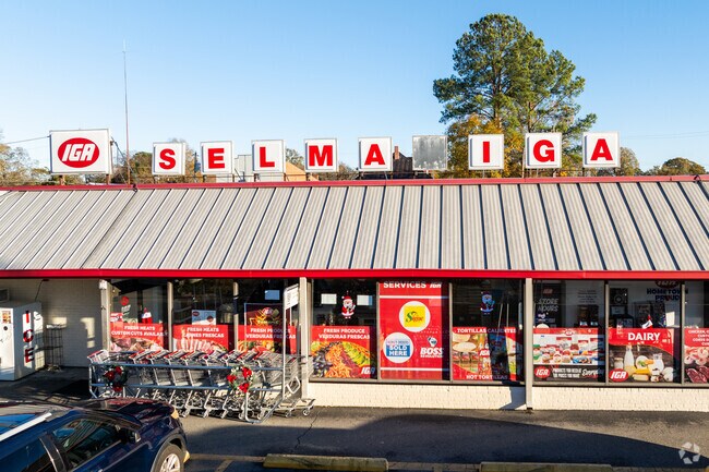 The Selma IGA is where most people shop for groceries.