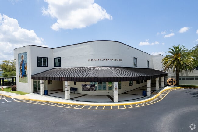 St. Louis Covenant School features an indoor/outdoor style campus.