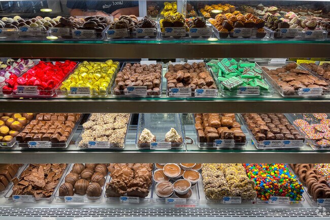 Grandpa Joe's Candy Store is a beloved shopping destination for residents of Sherman, located in the heart of downtown.