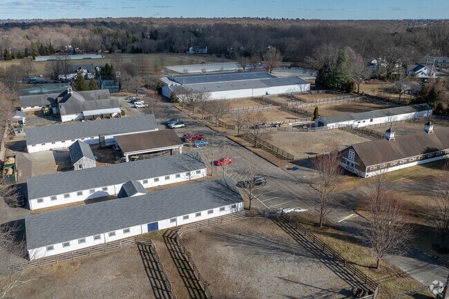 The equestrian Fairfield Country Hunt Club in Staples has riding stables and tennis courts.