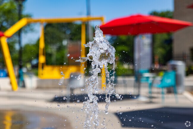 Lakewood kids love the splash pad at Five Points Plaza in Charlotte.