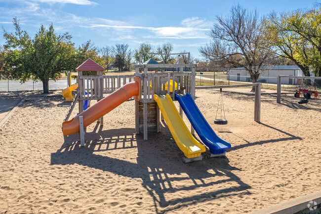 Cotteral Elementary School students can play on the schools playground during recess.