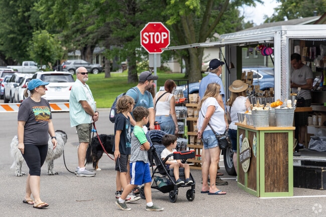 At Heritage Days in Saint Paul Park, food truck lines move quickly despite the crowds.