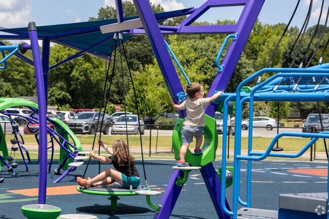 The Sandra Moon Community Center in Weatherly Heights has a new, modern playground.