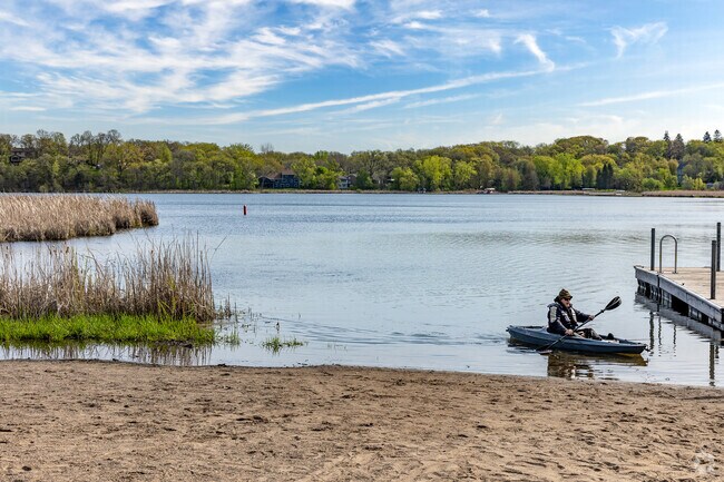 Fish Lake is one of many lakes in Maple Grove with convenient kayak access.
