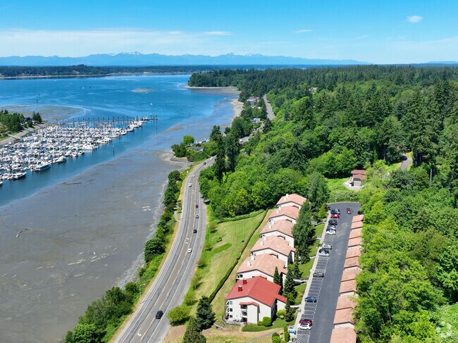 Overlooking Puget sound from Bigelow Heights.