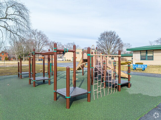 Oak Lawn Neighborhood Sward Elementary has an expansive playground.