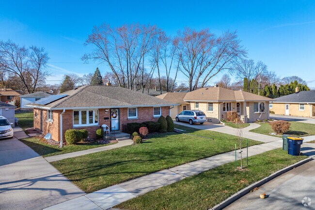 Eckel Woods features a variety of classic brick ranch-style homes.