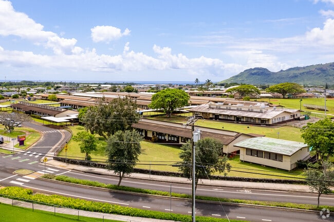The beautiful campus at Wilcox Elementary School in Lihue.