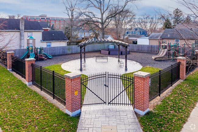 Students of Emmanuel-St. Michael School enjoy this beautiful playground area.