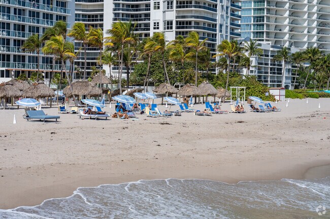 Sunny Isles beach offers an array of beach resorts and hotels to enjoy.