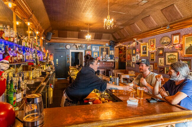 Gaskill's neighborhood bar, Wolf Hound is full of charm and character.
