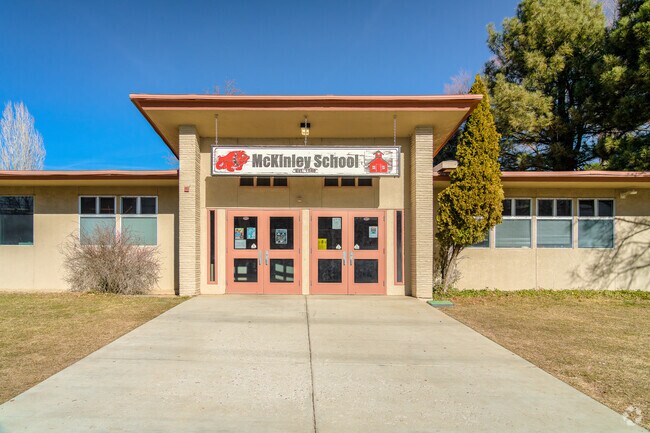 Young students in Susanville attend McKinley Elementary School.