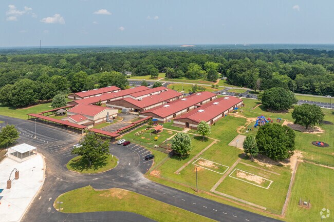 The Lamar County Primary School in Barnesville, GA.