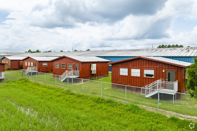 Wesley Chapel Elementary has up to date portable classrooms for students.