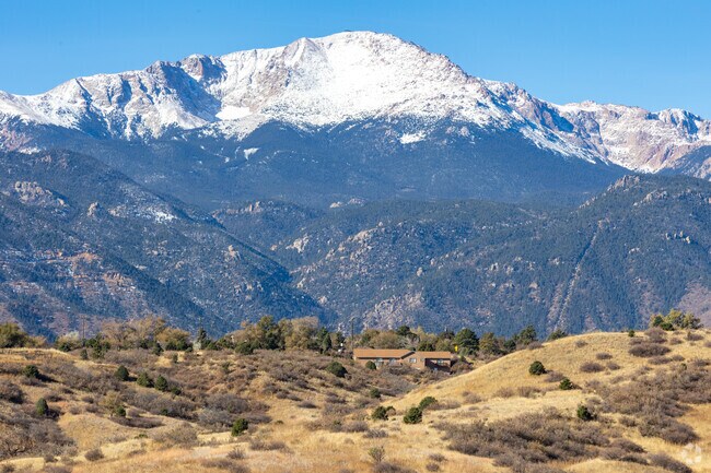 The Mesa neighborhood offers great views of Pikes Peak.
