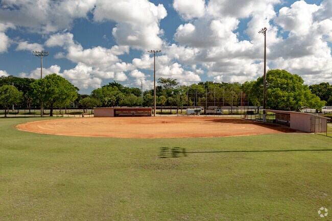 Athletic Fields at Turtle Run Park in Turtle Run Neighborhood, Coral Springs, FL.