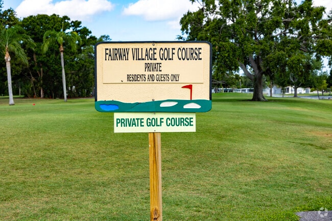 Fairway Village has a nice sized golf course for it's residents.