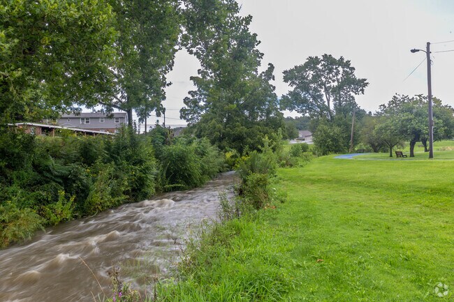Sippo Creek runs through Reservoir Park in Sippo Heights.