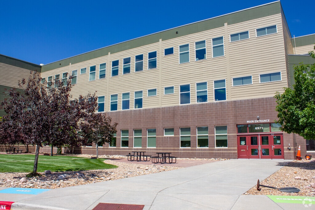 American Academy has three campuses in one building, within the Castle Pines neighborhood.