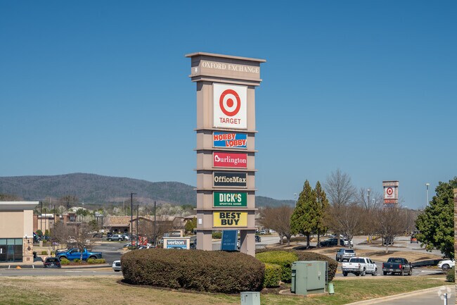 Shop at numerous name brand stores in Oxford.