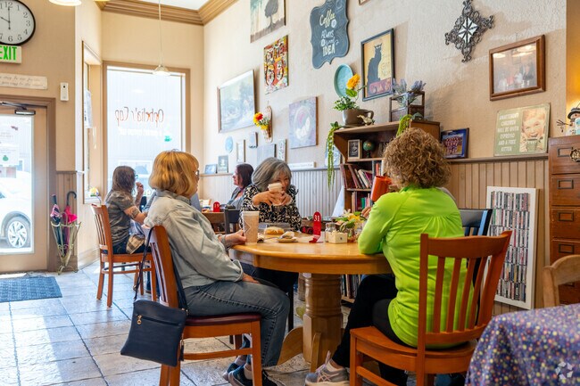 Ophelia's Cup in Olney is a popular spot for early morning get togethers.