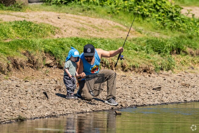 Timber Linn Memorial Park is a popular spot for fishing near Shedd, Oregon.