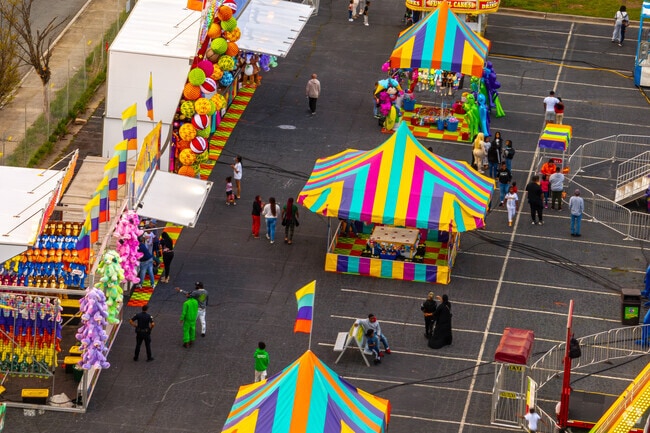 Take the kids and family to the Atlanta Fair in Mechanicsville in fall and spring.