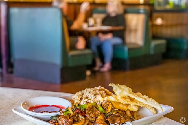 Rose Garden Chinese Restaurant serves the best Mongolian Beef dish in Cirby Ranch.