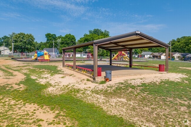 The pavilion at Ringgold Elementary School in Benton, Arkansas.